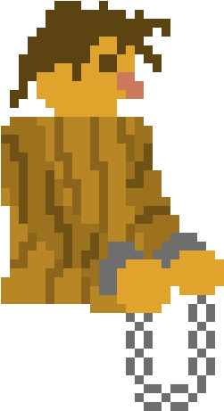 Slave - Pixel Art (350x480), Png Download