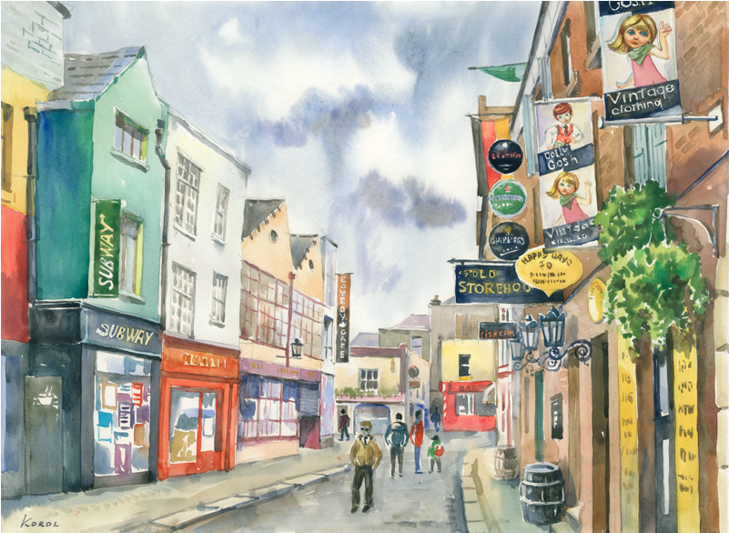 Crown,alley - Temple Bar - Dublin (800x800), Png Download