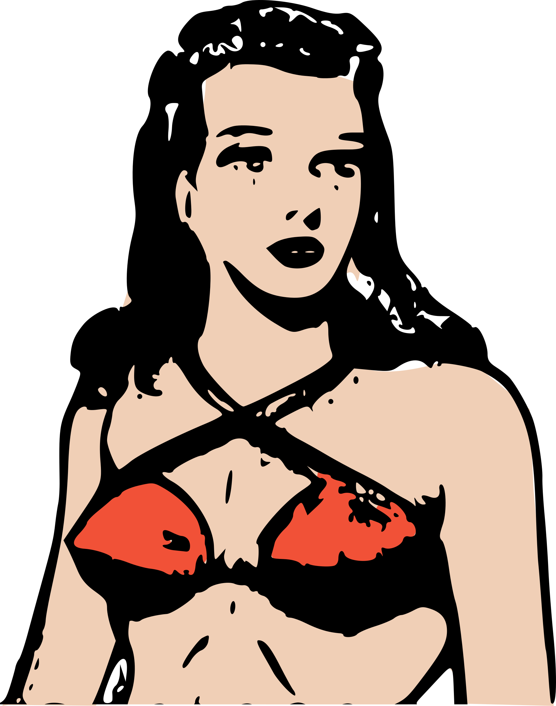 This Free Icons Png Design Of Slave Girl (1890x2400), Png Download