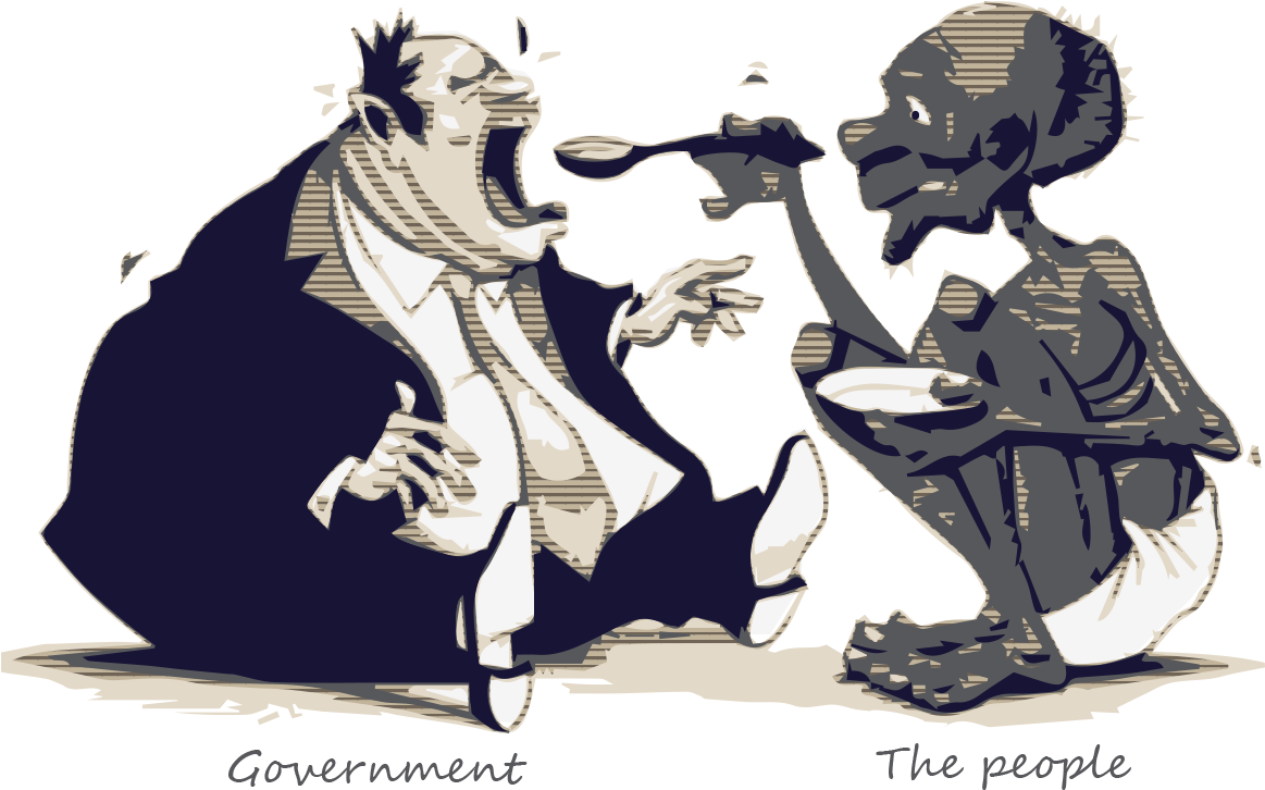 You Are A Slave - Rich And Poor People Comparison (1200x757), Png Download