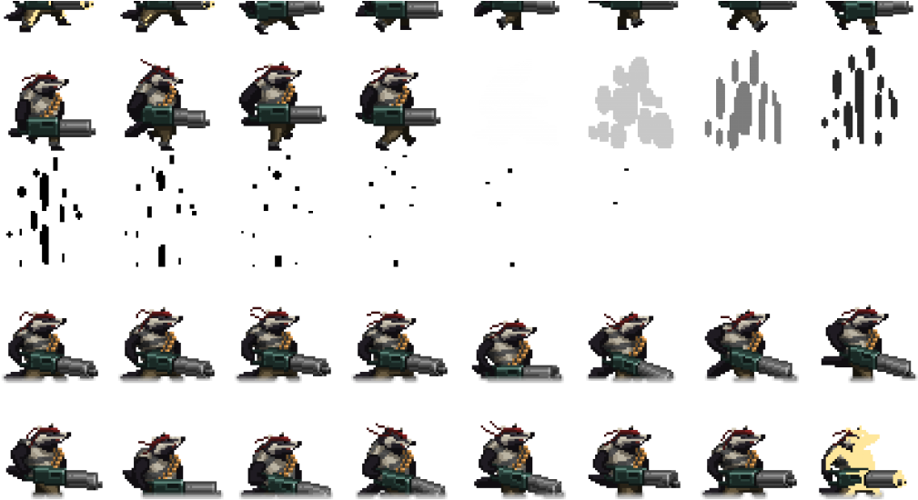 Badger - Rambo (1024x585), Png Download