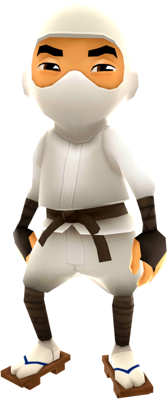 Ninja - Personajes De Subway Surfers (662x1620), Png Download