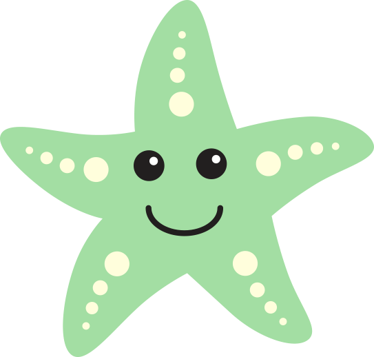 Sea Life Clip Art - Sea Star Clip Art (543x518), Png Download