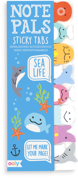 Note Pals Sticky Tabs - Llc Ooly Note Pals Sticky Note Pad - Cute Cakes (800x800), Png Download