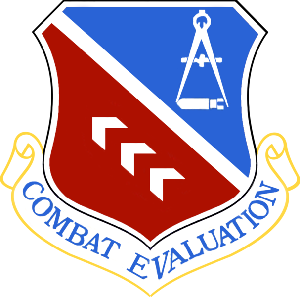 1st Combat Evaluation Group, Us Air Force - Air Combat Command (607x600), Png Download