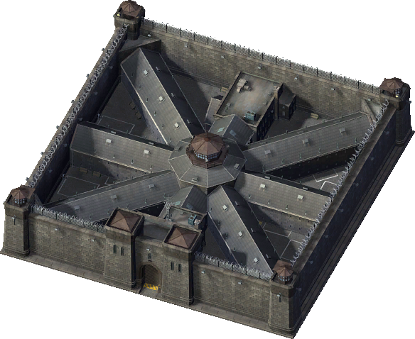 Federal Prison - Sim City 4 Deluxe (584x478), Png Download