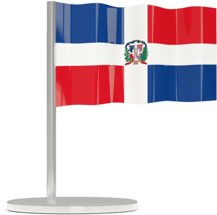 Dominican Republic Flag (640x480), Png Download