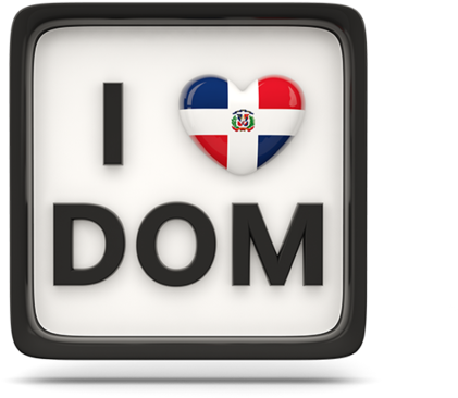 Illustration Of Flag Of Dominican Republic - Love Republica Dominicana (640x480), Png Download