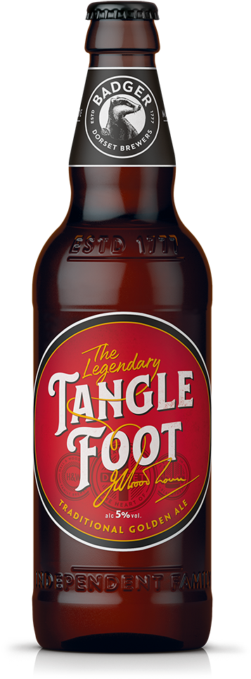 The Legendary Tangle Foot - Hall Woodhouse Bottles (397x1000), Png Download