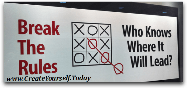 Break The Rules - Employees Break The Rules (600x284), Png Download