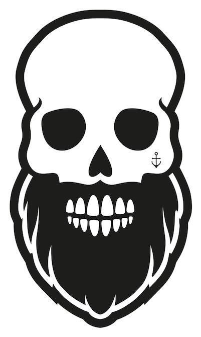 Barber Shop Skull Png (673x673), Png Download