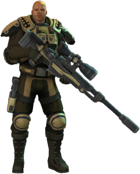 Xcom Soldier Png (491x611), Png Download
