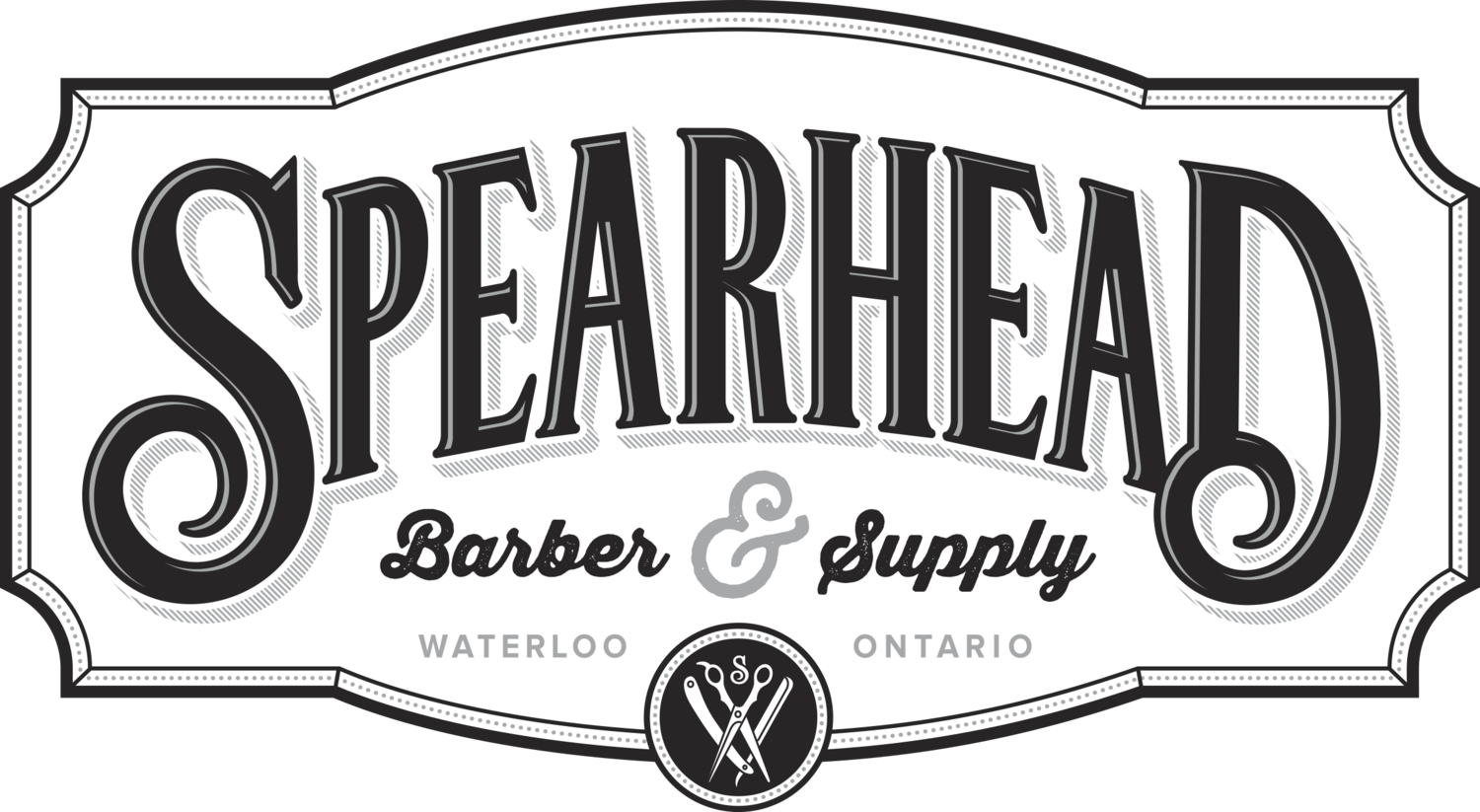 Spearhead Barber Shop (1500x823), Png Download
