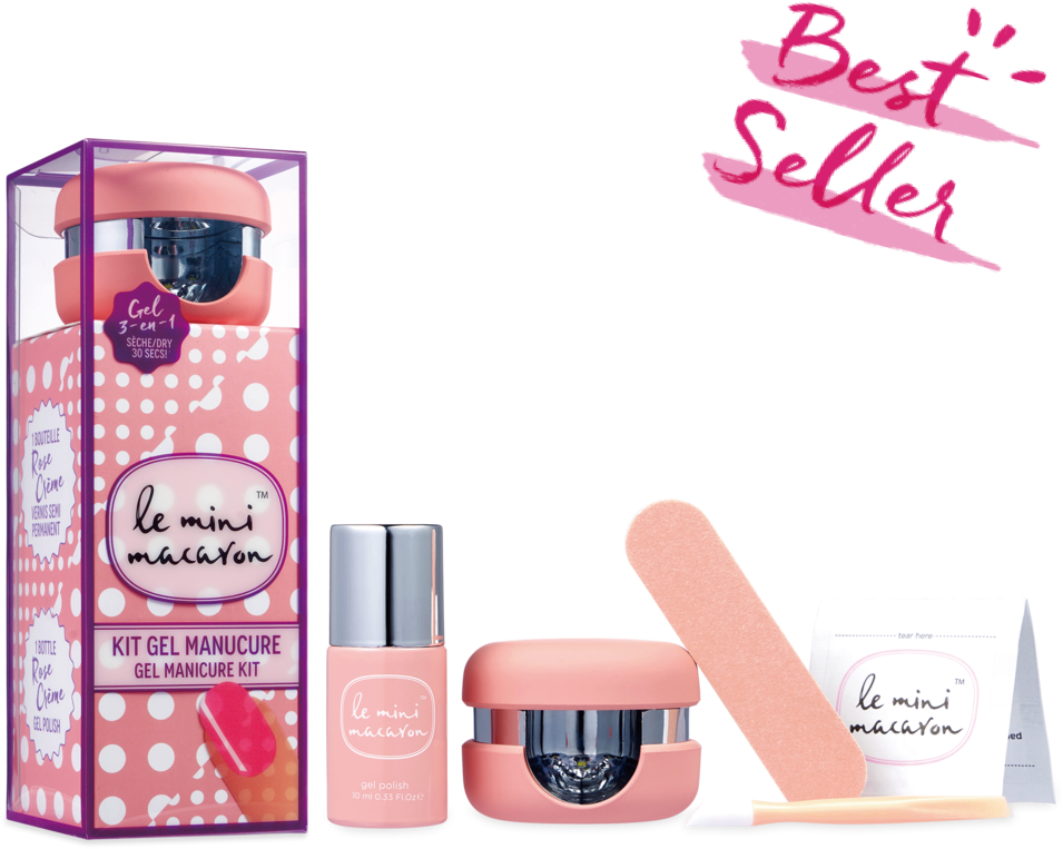 Gel Manicure Kit - Le Mini Macaron Kit (1024x1024), Png Download
