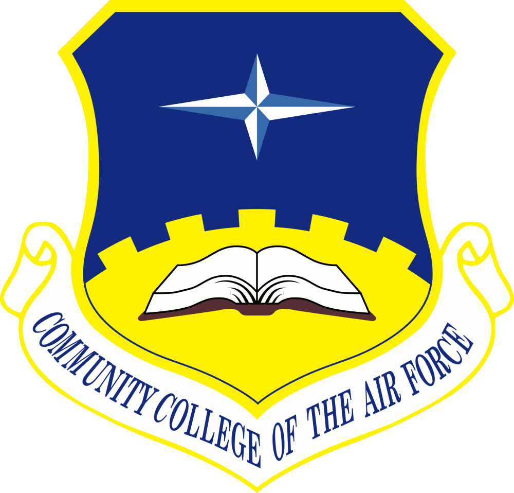 Community College Of The Air Force - Community College Of The Air Force Logo (1000x958), Png Download
