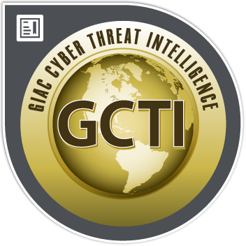 Giac Cyber Threat Intelligence Global Information Assurance - Gccc Certification (352x352), Png Download