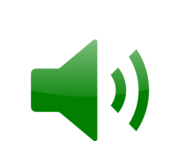 How To Set Use Green Audio Icon Clipart (600x469), Png Download