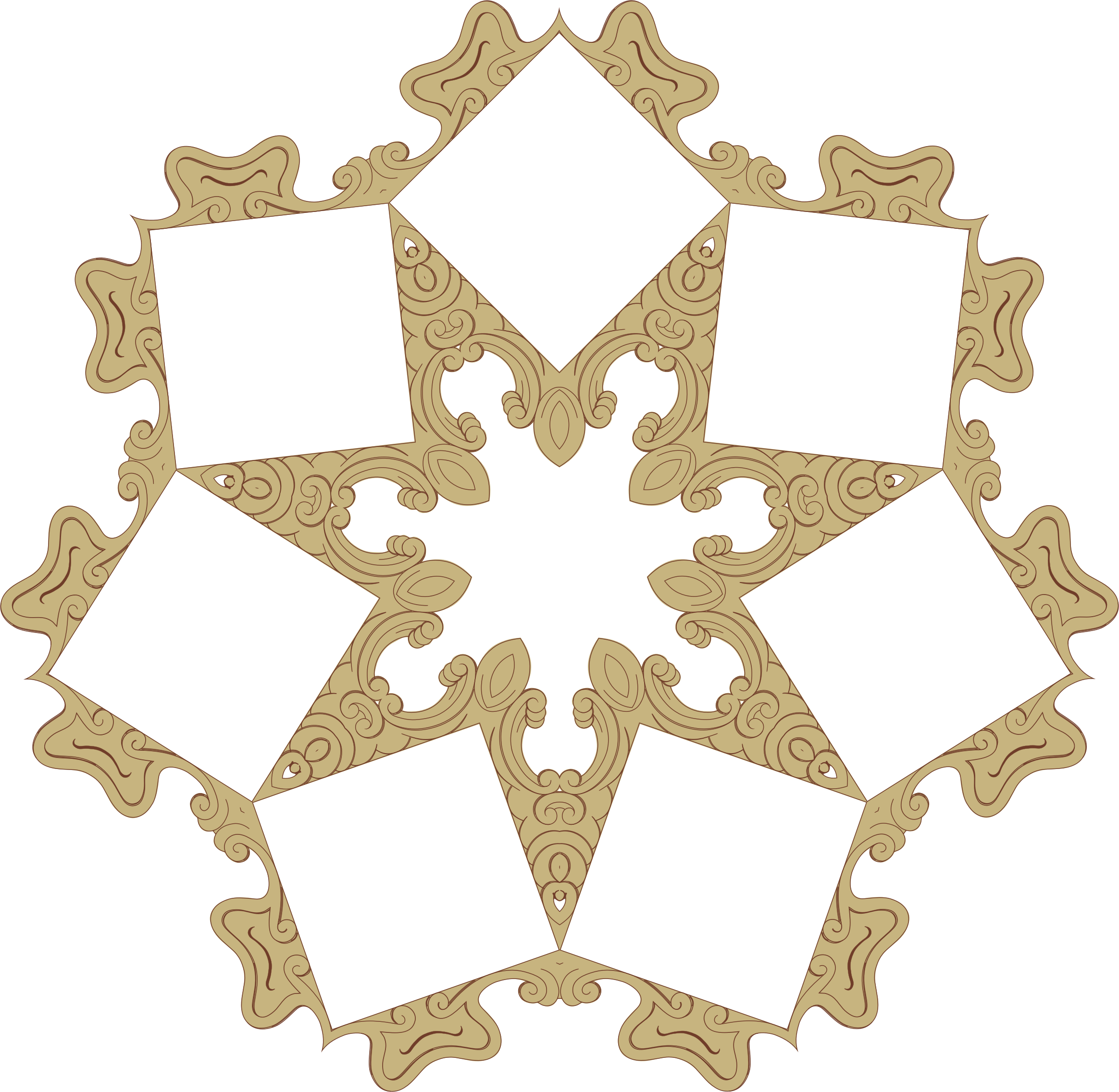 This Free Icons Png Design Of Ornate Frame 24 Derived (2328x2272), Png Download