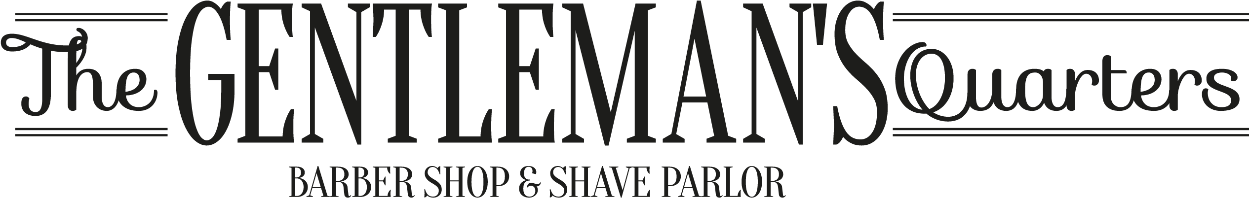 The Gentleman's Quarters The Gentleman's Quarters - Shaving (2729x613), Png Download