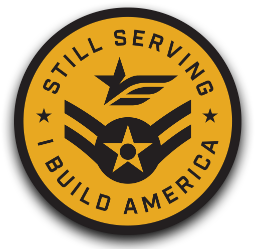 Veterans Hard Hat Decal - Air Force (510x510), Png Download