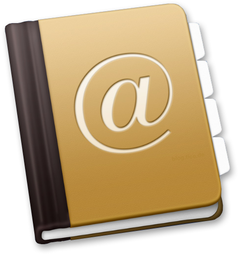 Address Format For Ordering From Us Stores Using Package - Address Book Icon Mac (550x550), Png Download