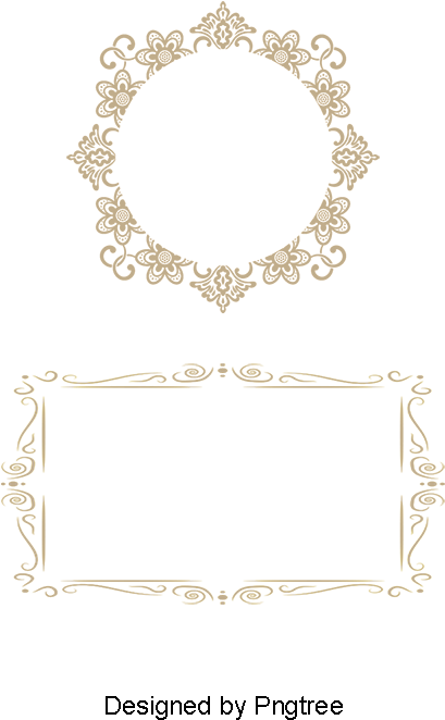 Round And Square Vintage Lace Border, Frame, Retro, - Psd (800x800), Png Download