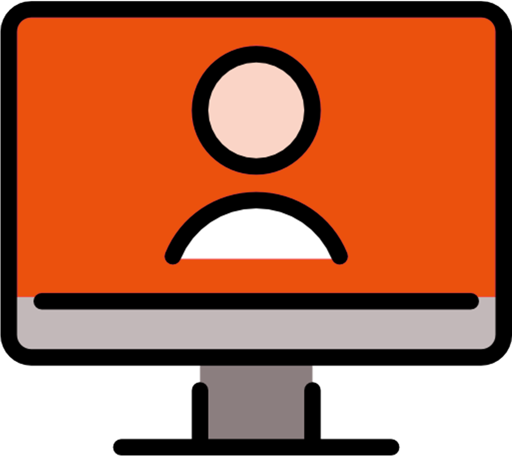 Skype- Orange (1000x1000), Png Download