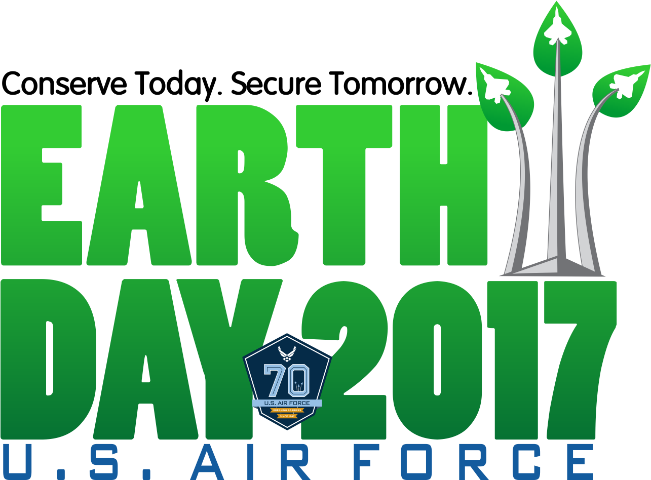 Air Force Earth Day Logo 2017 Png - Article On Earth Day (1292x947), Png Download