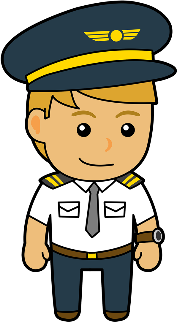 Pilot Clipart (800x1209), Png Download