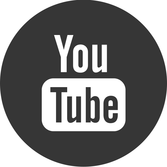 You-tube - Youtube Icon Black Circle (600x600), Png Download