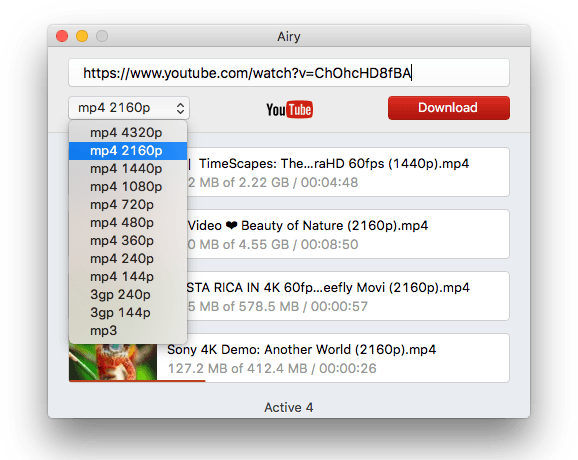 Youtube Downloader - Download Airy (578x460), Png Download