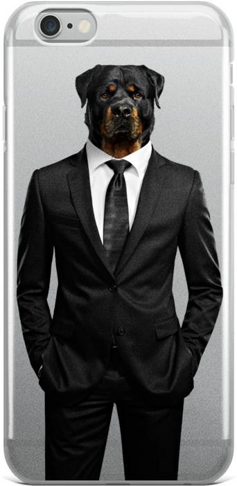 Gentlemen Rottweiler Iphone Case - Become A Strong Personality [book] (1000x1000), Png Download