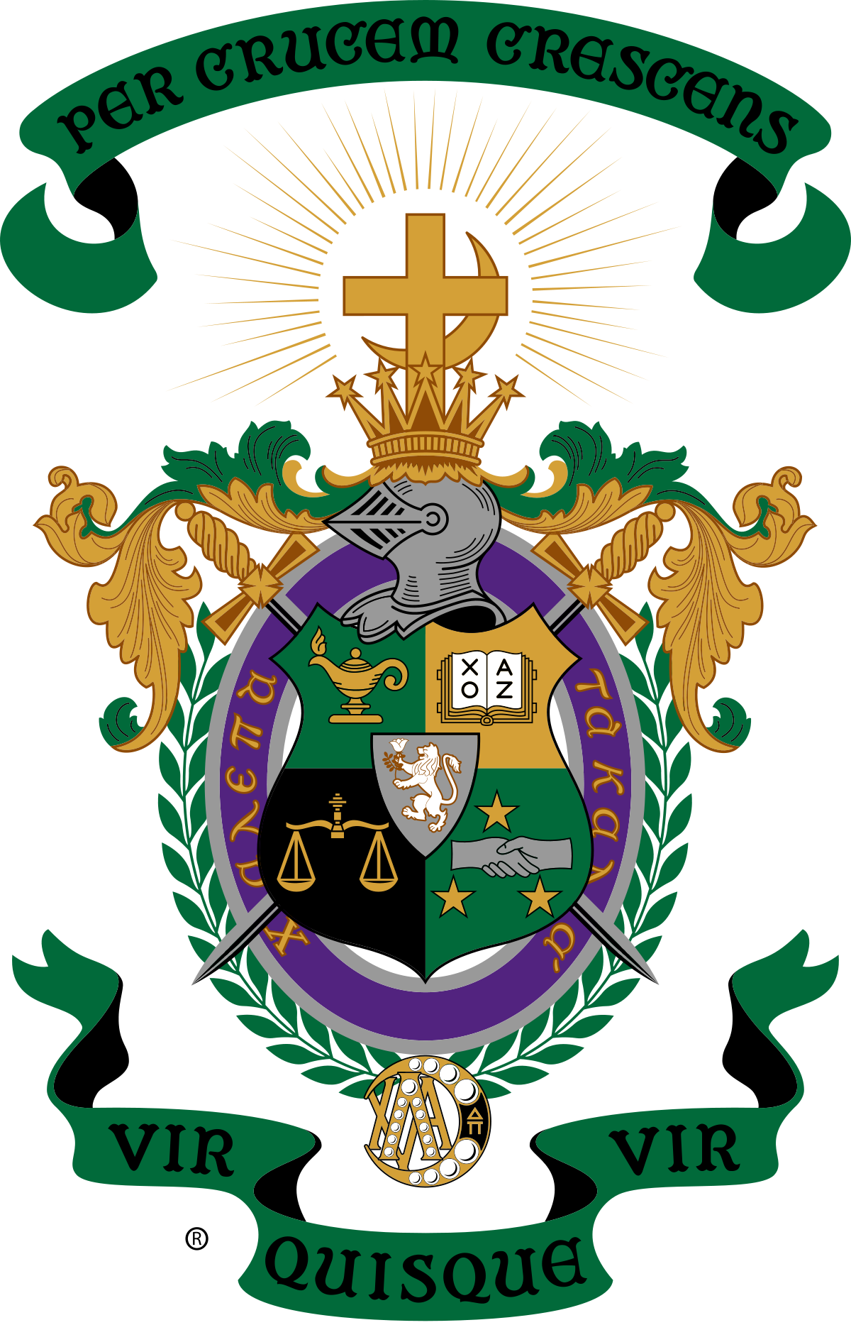 Lambda Chi Alpha - Lambda Chi Alpha Crest (1200x1867), Png Download