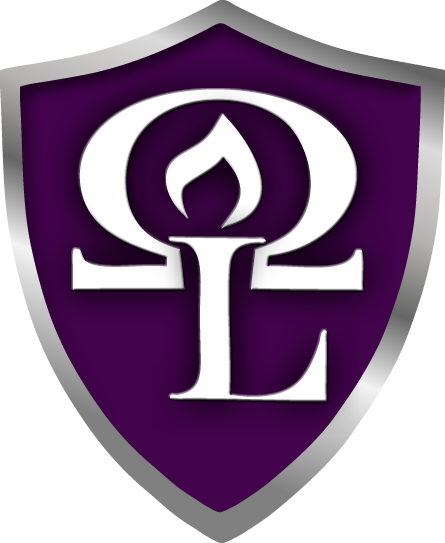 Omega Lamplighters - Lamplighter Omega Psi Phi (445x543), Png Download