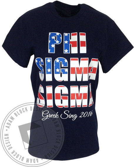 Phi Sigma Sigma Greek Sing Tee - Venom (464x585), Png Download