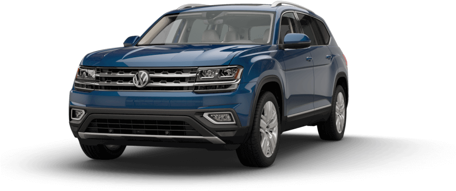 2018 Volkswagen Atlas - Tiguan And Atlas Size (921x465), Png Download