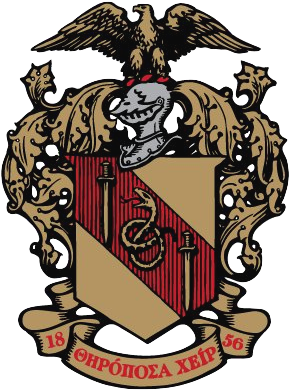 Men's Open's Champion - Theta Chi Crest (305x410), Png Download