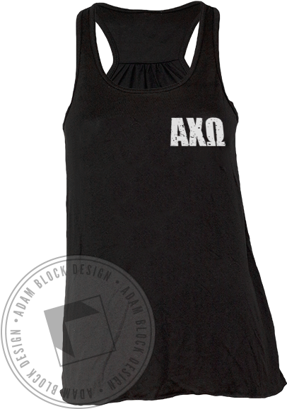 Alpha Chi Omega Fear Tank - Active Tank (464x585), Png Download