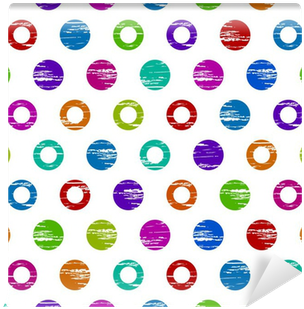 Seamless Colorful Grunge Circle Texture Background - Circle (400x400), Png Download