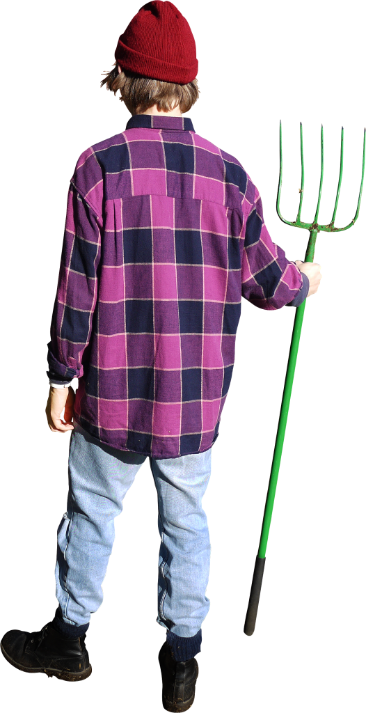 Farmer Watching Png Image - Farming People Png (526x1024), Png Download