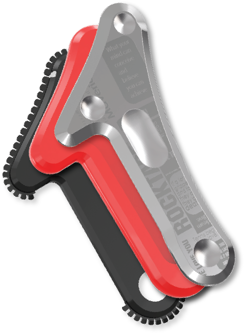 Attachment-compatible Iastm System - Rocktape Mohawk (668x801), Png Download