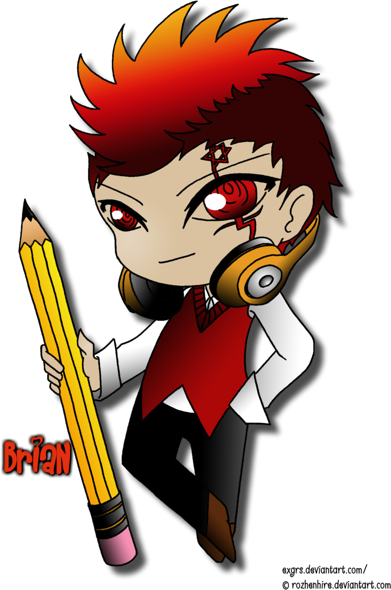 Picture Free Download Takayuki Kun Chibi Avatar For - Chibi Boy Headset Png (900x1215), Png Download