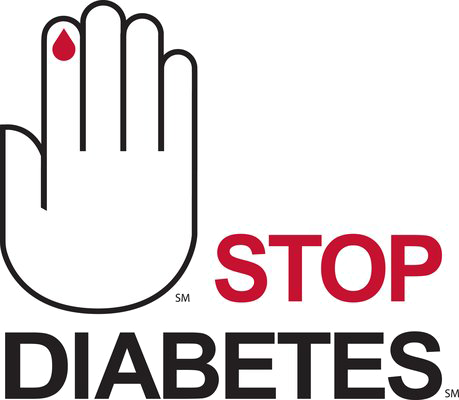 Stop Diabetes - Diabetes Black And White (459x400), Png Download