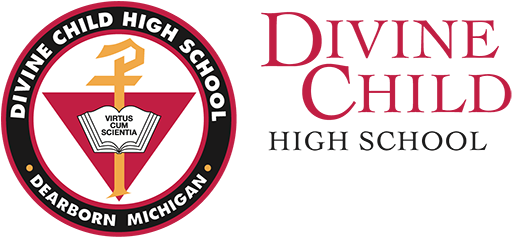 Divine Child High School - Divine Child High School Logo (600x236), Png Download