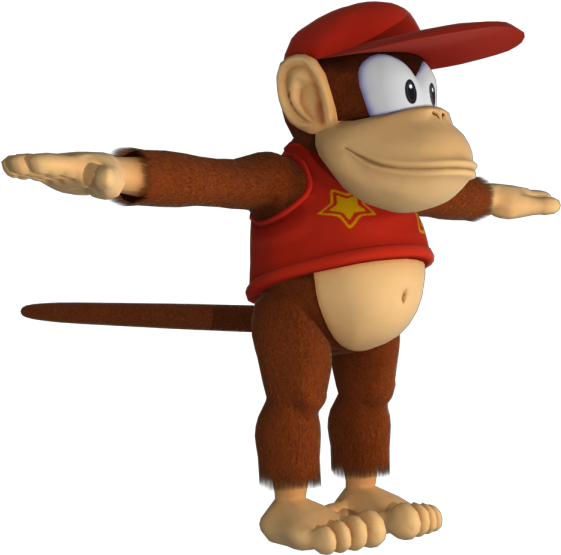 M&s Diddy Kong - Blender (750x650), Png Download