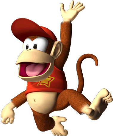 Diddy Kong Wallpaper Titled Diddy Kong - Mario Party 9 Diddy Kong (480x480), Png Download
