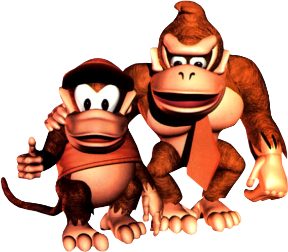 Donkey's - Donkey Kong Country Snes Png (586x480), Png Download
