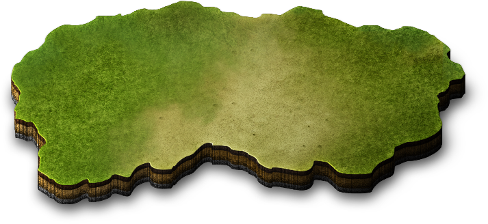 Cartoon Picture Of Land (713x328), Png Download