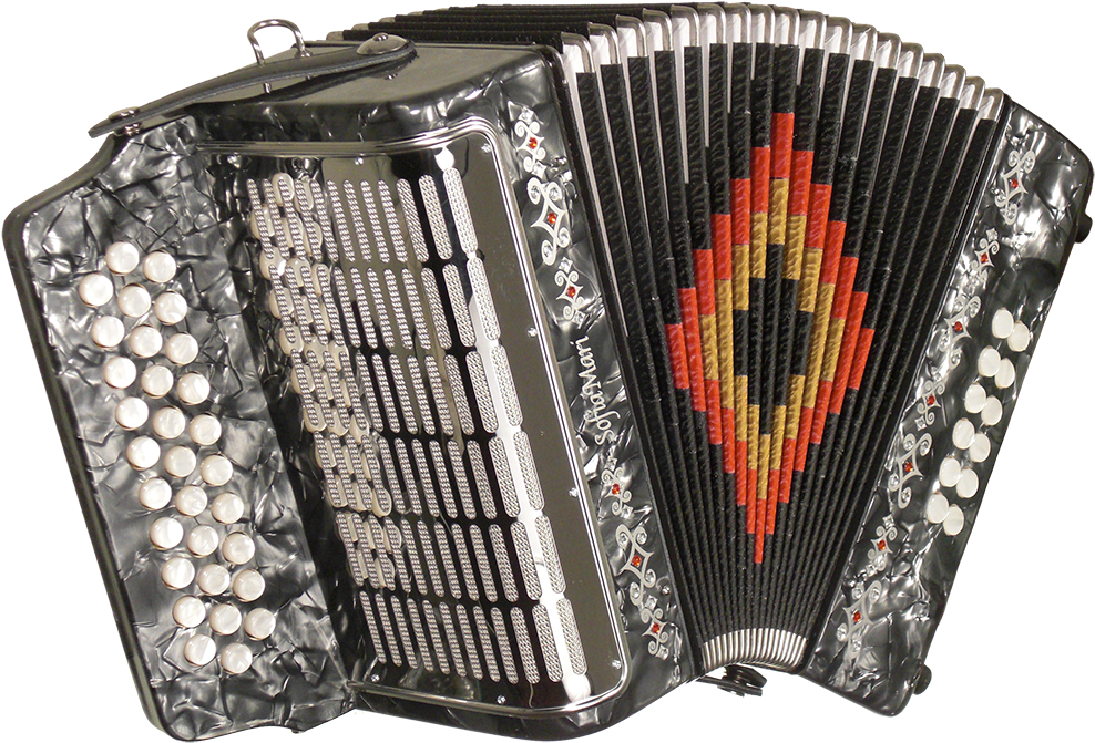 Sm3112 Accordion In Gray - Sofiamari Sm-3112 31-button 12 Bass Accordion Gcf Gray (1000x677), Png Download