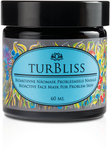 Bioactive Face Mask For Problem Skin - Premium Beauty Mask By Turbliss - Blackhead Remover, (800x800), Png Download
